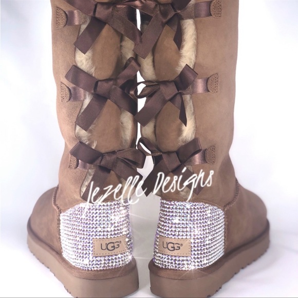 Msg.2.order 💎 Rhinestone UGGS Custom Swarovski Crystal Ugg Boots - Picture 7 of 17